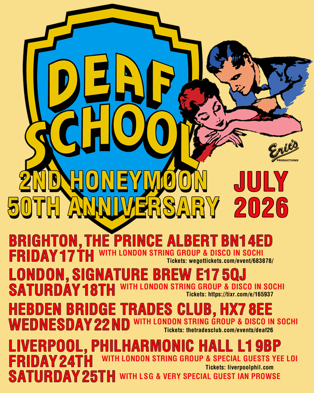 Deaf School 2nd Honeymoon 50th Anniversary