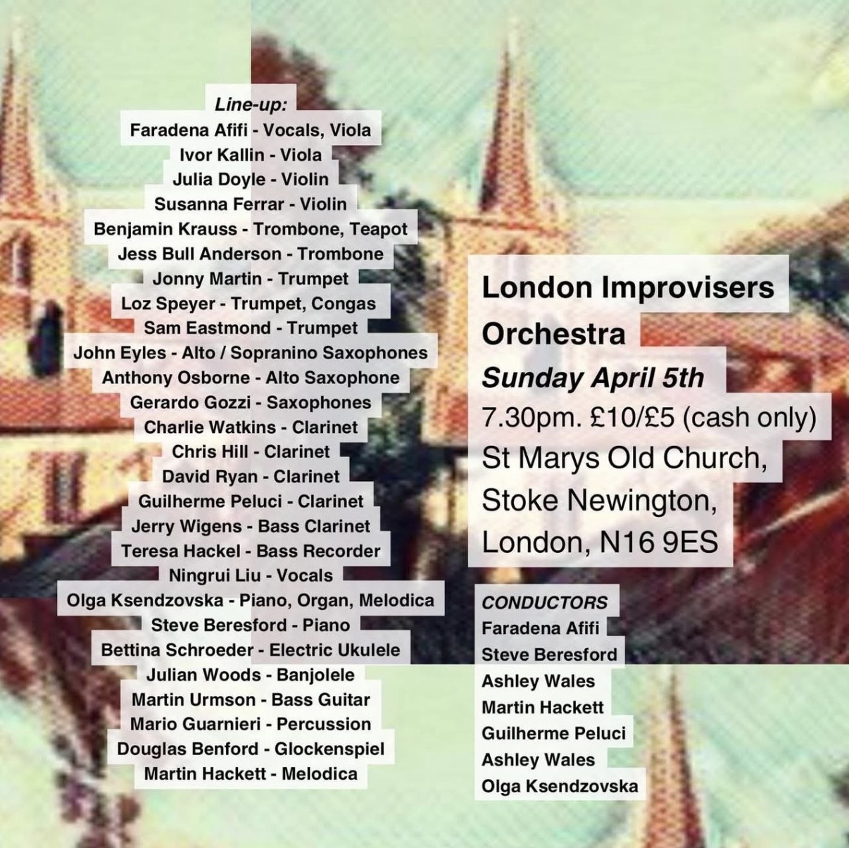 London Improvisers Orchestra Apr26