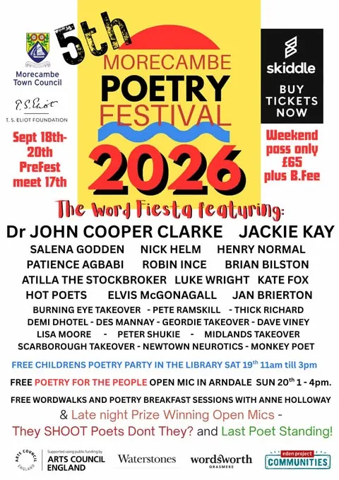Morecambe Poetry Festival 2026