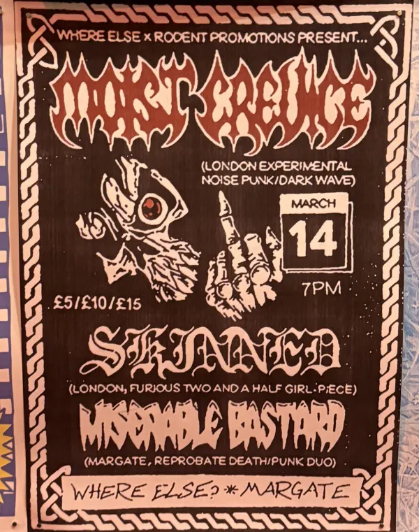 Moist Crevice / Skinned / Miserable Bastard