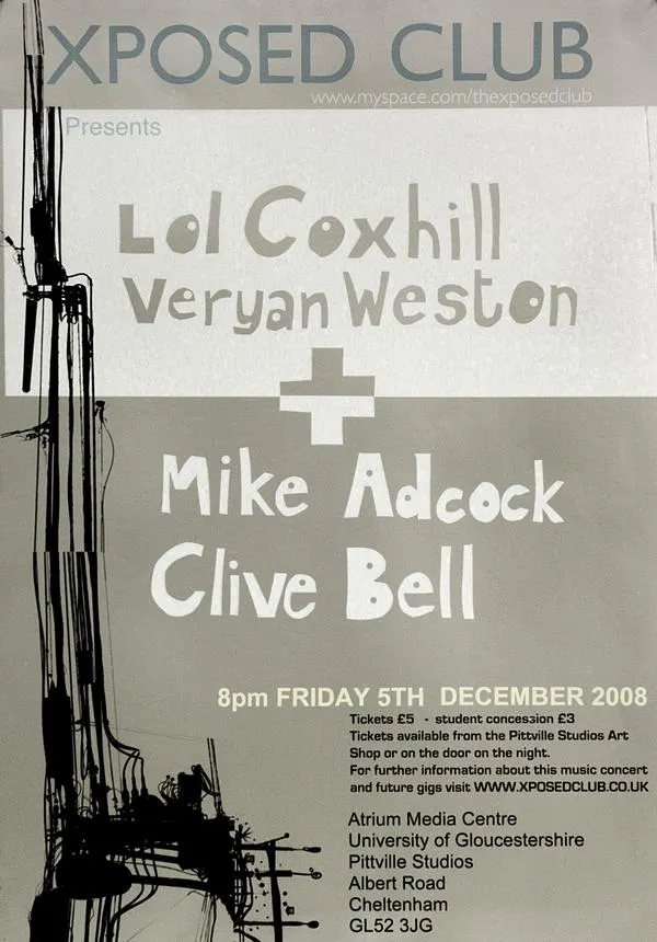 Xposed Club presents Lol Coxhill / Veryan Weston + Mike Adcock / Clive Bell