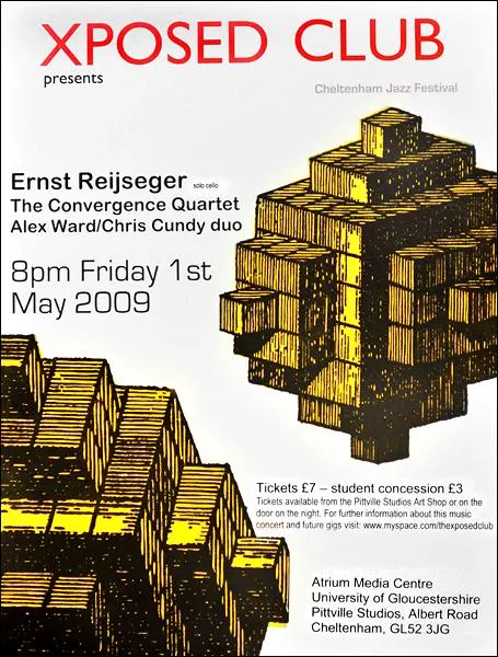 Xposed Club presents Ernst Reijseger + The Convergence Quartet + Alex Ward/Chris Cundy Duo