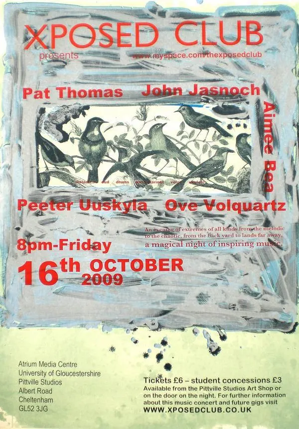 Xposed Club presents Pat Thomas + John Jasnoch + Aimee Box + Peeter Uuskyla + Ove Volquartz